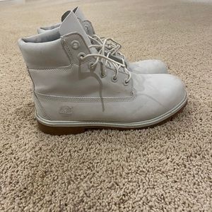 Timberland grey suede leather boots